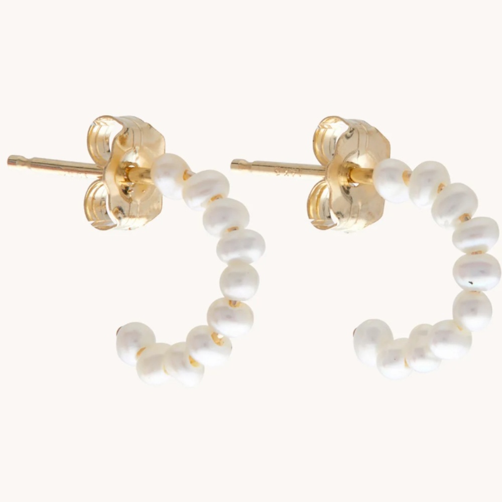 Catbird pearl earrings